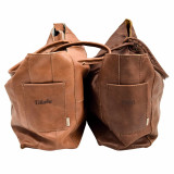 Sierra Oversized Leather Tote Bag - Mystique Black - 7