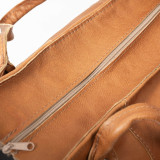 Sierra Oversized Leather Tote Bag - Ginger - 3