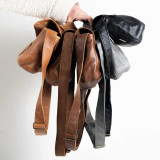 Tinka Leather Crossbody Bag - Caramel - 3