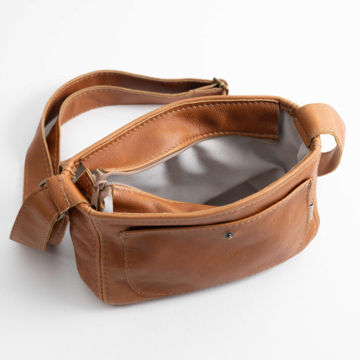 Tinka Leather Crossbody Bag - Midnight - 2