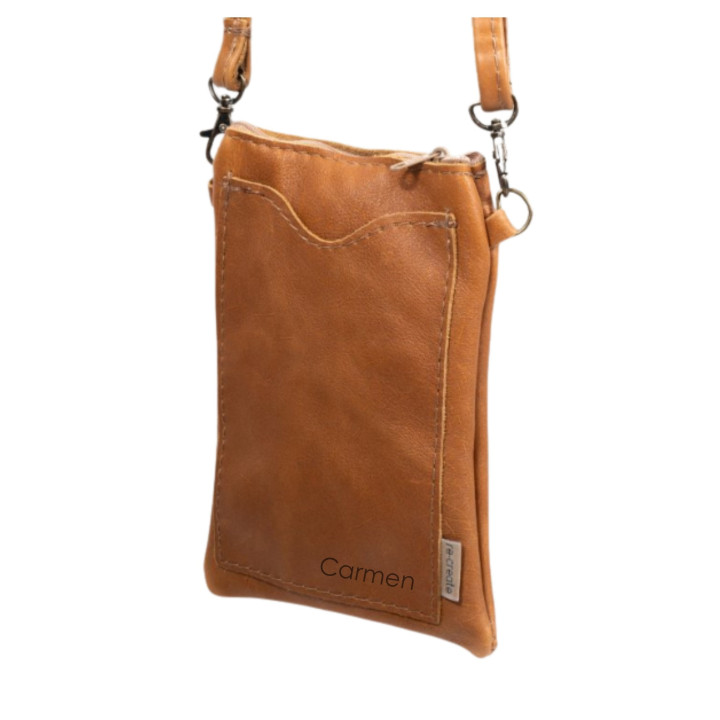 Scout Leather Cellphone Pouch - Mystique Black - 4
