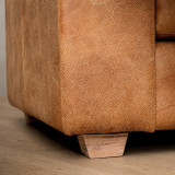 Karoo 2-Seater Leather Couch - Caramel - 16