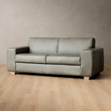 Karoo 2-Seater Leather Couch - Pepper - 2