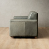 Karoo 2-Seater Leather Couch - Pepper - 3