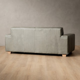 Karoo 2-Seater Leather Couch - Pepper - 4