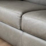 Karoo 2-Seater Leather Couch - Pepper - 6