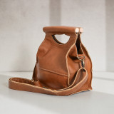 Nosh Leather Lunch Bag - Ginger - 1