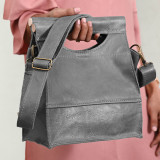 Nosh Leather Lunch Bag - Pepper - 6