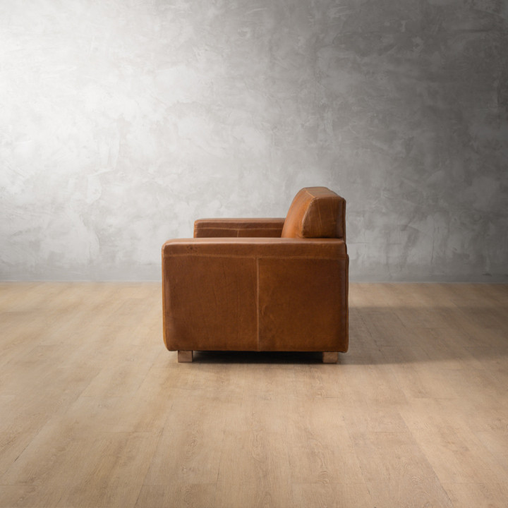 Karoo 2-Seater Leather Couch - Butterscotch - 6