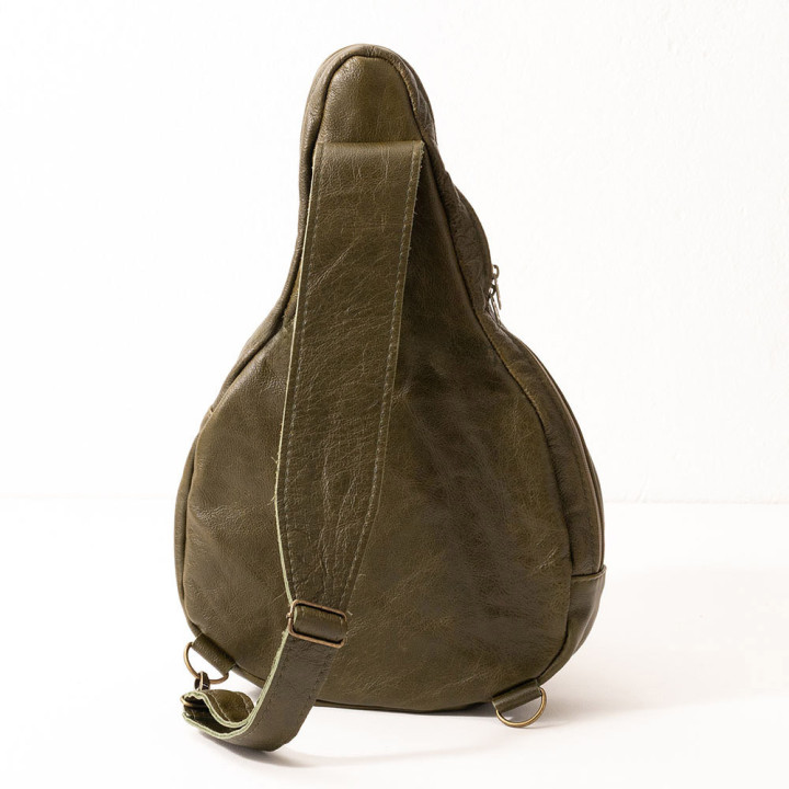 Spin Leather Padel Racket Bag - Butterscotch - 4