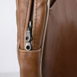 Spin Leather Padel Racket Bag - Butterscotch - 5