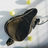 Spin Leather Padel Racket Bag - Olive - 1