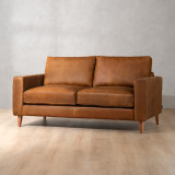 Hamlet 2-Seater Leather Couch - Butterscotch - 2