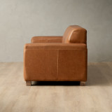 2.2m Karoo Leather Couch - Ginger - 4