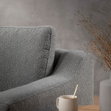 Douglas 2-Seater Fabric Couch - Dove Grey - 4