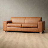 2.2m Karoo Leather Couch - Butterscotch - 3