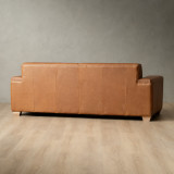 2.2m Karoo Leather Couch - Butterscotch - 5