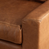 Tulbagh Leather Corner Couch with XL Daybed Left - Ginger - 10