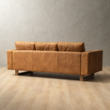 Clarkson 3-Seater Leather Couch - Butterscotch - 8