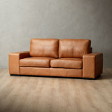 Harbormere 3-Seater Leather Couch - Tan - 5