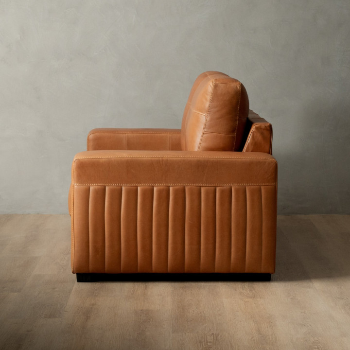 Harbormere 3-Seater Leather Couch - Tan - 6