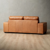 Harbormere 3-Seater Leather Couch - Tan - 7