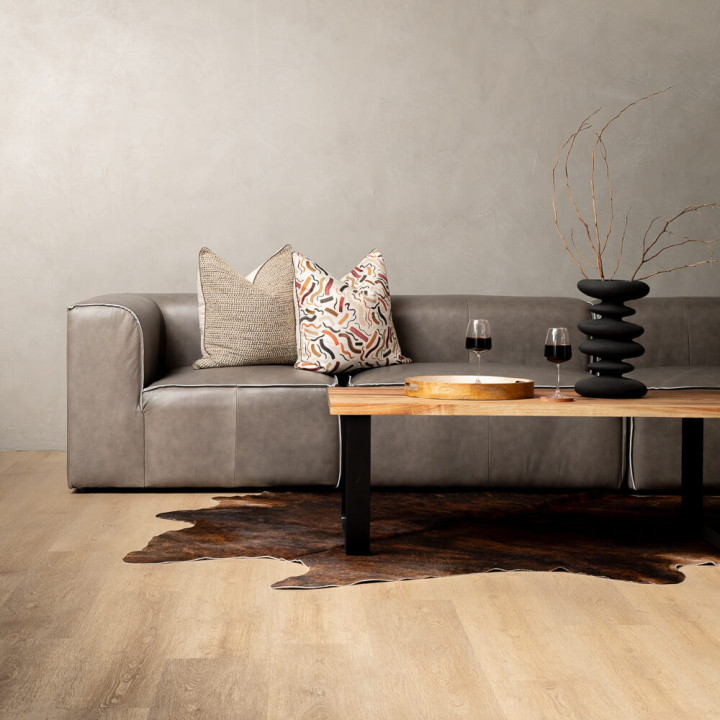 Havenwood 4-Seater Leather Couch - Shadow Ash - 3