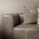 Havenwood 4-Seater Leather Couch - Shadow Ash - 4