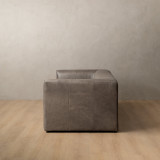 Havenwood 4-Seater Leather Couch - Shadow Ash - 6