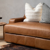 Windermere 3-Seater Leather Couch - Cinnamon - 3