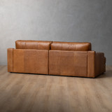 Windermere 3-Seater Leather Couch - Cinnamon - 6