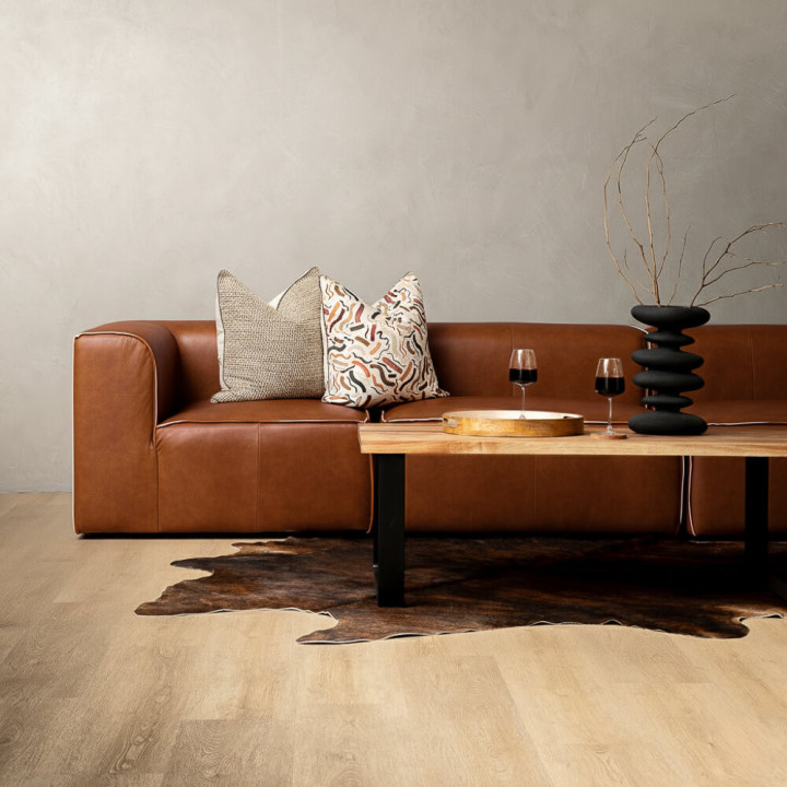 Havenwood 4-Seater Leather Couch - Duskwood - 3