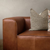 Havenwood 4-Seater Leather Couch - Duskwood - 4