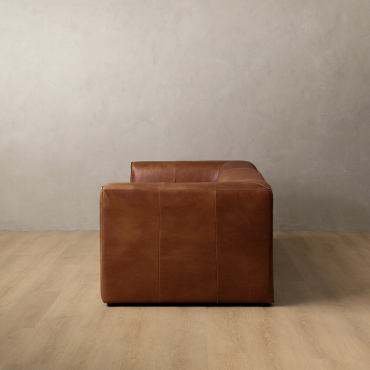 Havenwood 4-Seater Leather Couch - Duskwood - 6