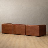 Havenwood 4-Seater Leather Couch - Duskwood - 7