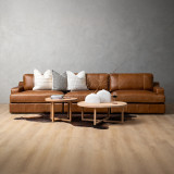 Windermere 4-Seater Leather Couch - Cinnamon - 2