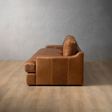 Windermere 4-Seater Leather Couch - Cinnamon - 6