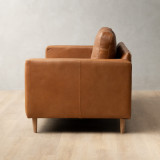 Parys 3-Seater Leather Couch - Ginger - 5
