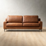 Tulbagh 3-Seater Leather Couch - Butterscotch - 1
