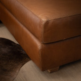 Karoo Leather Corner Couch with Daybed Right - Butterscotch - 8
