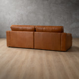 Windermere 3-Seater Leather Couch - Tan - 6