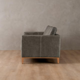 Cape Town 3-Seater Leather Couch - Pepper - 4