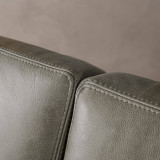 Cape Town 3-Seater Leather Couch - Pepper - 9