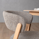 Lucian Fabric Dining Chair - Fossil - 4