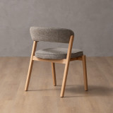 Lucian Fabric Dining Chair - Fossil - 7