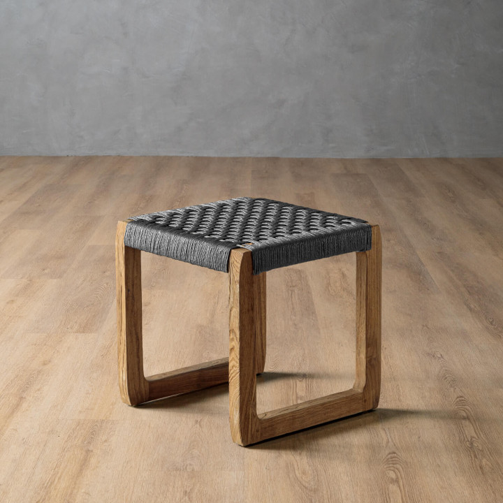 Rio Patio Dining Stool - Fossil - 4