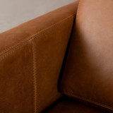 Cape Town 3-Seater Leather Couch - Ginger - 6