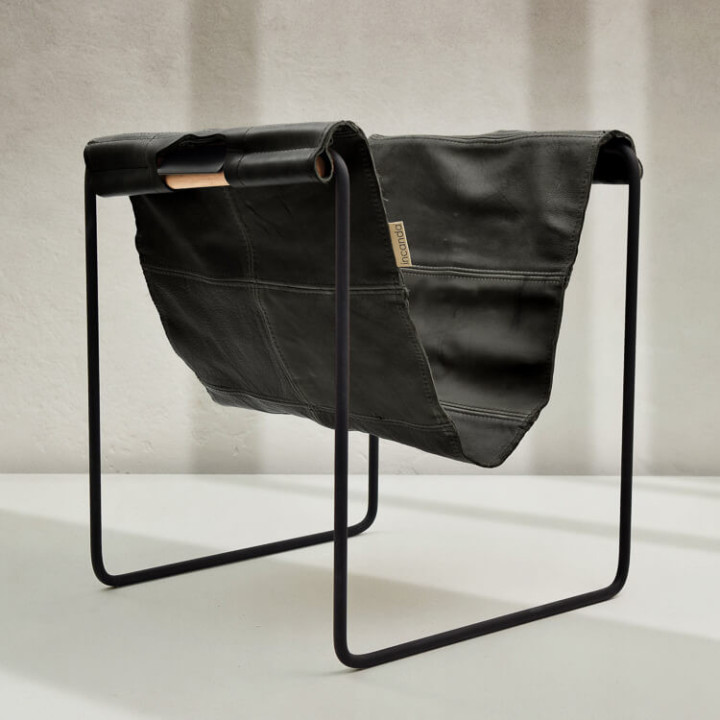 Firewood Log Carrier - Black - No Stand - 1