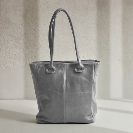 Lunah Classic Leather Tote Bag - Pepper