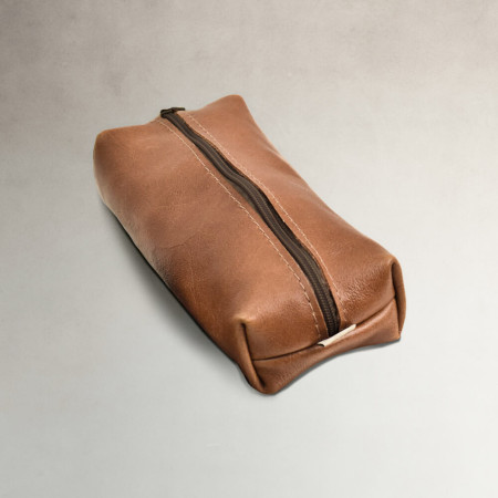 Leather Pencil Case - Butterscotch - 1